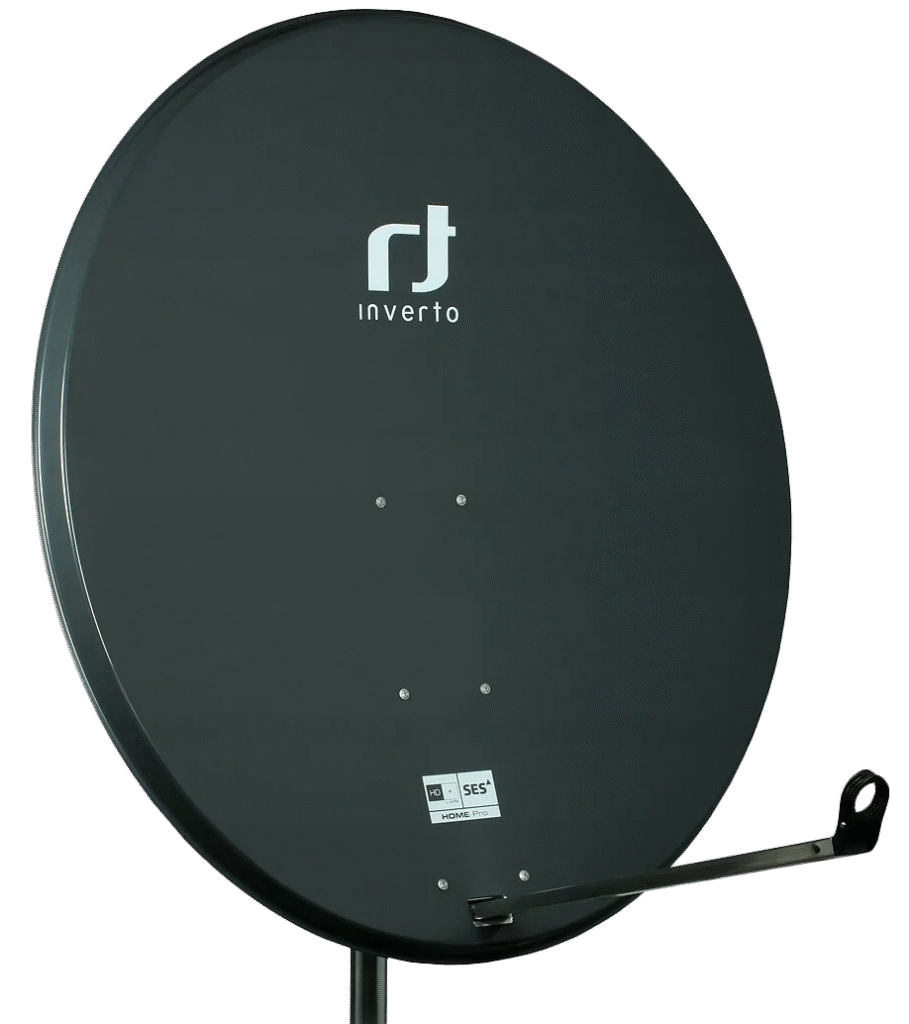 Czasza anteny satelitarnej – przykład instalacji