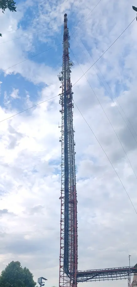 nadajnik DVB-T2 Częstochowa Wręczyca Wielka antena telewizyjna